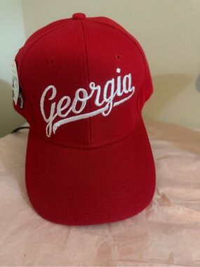 Georgia Red Baseball Cap - Unbranded